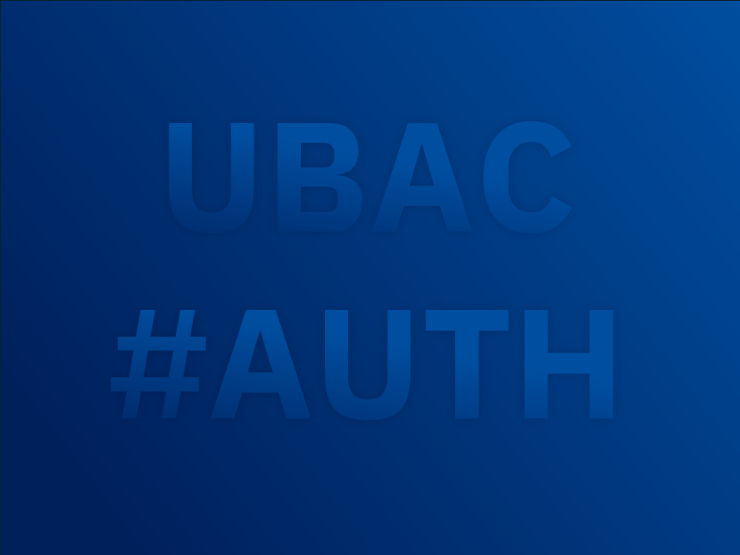 User-Based Access Control (UBAC) - veryfy